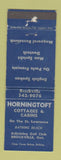 Matchbook Cover - Horningtoft Cottages Cabins Brockville ON WORN