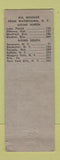 Matchbook Cover - Killarney Court Motel Watertown NY