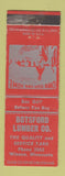 Matchbook Cover - Botsford Lumber Winona MN WEAR