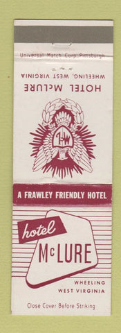 Matchbook Cover - Hotel McLure Wheeling WV