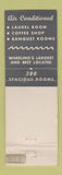 Matchbook Cover - Hotel McLure Wheeling WV