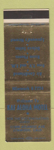 Matchbook Cover - Kai Aloha Motel Lynwood CA