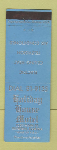 Matchbook Cover - Holiday House Motel Dunedin FL