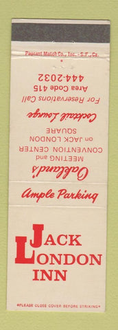 Matchbook Cover - Jack London Inn Oakland CA