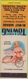 Matchbook Cover - Hi Way Garage Olathe CO pinup gas oil