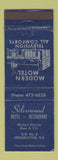 Matchbook Cover - Silverwood Motel Restaurant Fredericton NB