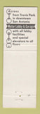 Matchbook Cover - St Anthony Hotel San Antonio TX WEAR