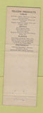Matchbook Cover - Telegraph Construction Maintenance London Sussex Kent UK