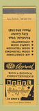 Matchbook Cover - Motel Holiday Hotel Richfield UT