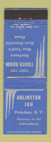 Matchbook Cover - Arlington Inn Potsdam NY Tudor Room WEAR