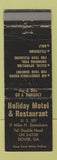 Matchbook Cover - Holiday Motel Restaurant Dover GA WEAR