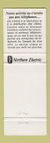 Matchbook Cover - Northern Electric Telephone Canada