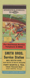 Matchbook Cover - Smith Bros Texaco oil gas Fort Worth TX