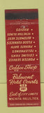 Matchbook Cover - Belmont Hotel Courts Wichita Falls TX