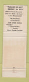 Matchbook Cover - Hotel Seymour New York City
