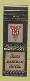 Matchbook Cover - John Bartram Hotel Philadelphia PA