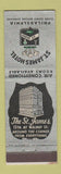 Matchbook Cover - St James Hotel Philadelphia PA