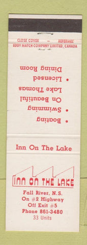 Matchbook Cover - Inn on the Lake Fall River NS