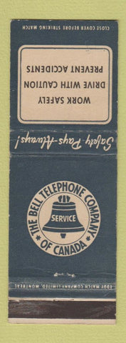 Matchbook Cover - Belle Telephone Canada Telescript BLUE WEAR