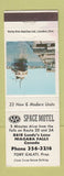 Matchbook Cover - Space Motel Niagara Falls ON