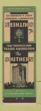 Matchbook Cover - Southern Hotel Baltimore MD