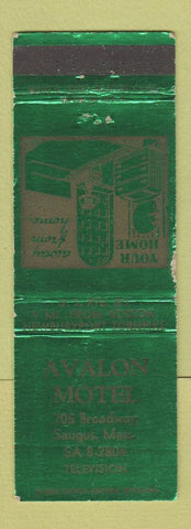 Matchbook Cover - Avalon Motel Saugus MA WEAR
