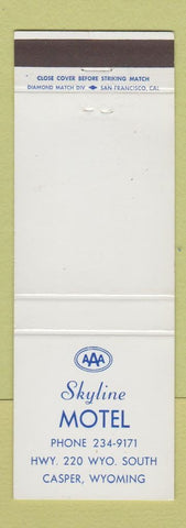 Matchbook Cover - Skyline Motel Casper WY