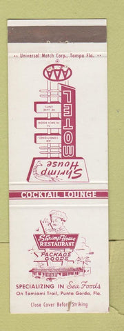 Matchbook Cover - Shrimp House Motel Punta Gorda FL