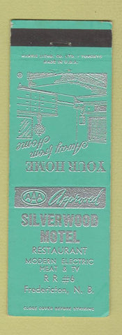 Matchbook Cover - Silverwood Motel Fredericton NB
