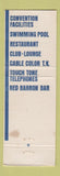 Matchbook Cover - University Inn Motel Commerce TX WEAR