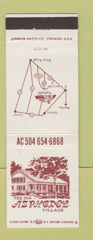 Matchbook Cover - Asphodel Inn Village MS