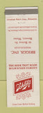 Matchbook Cover - Schlitz Beer Briggs Inc Brewer ME