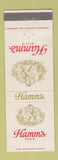 Matchbook Cover - Hamm's Beer WEAR