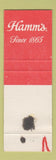 Matchbook Cover - Hamm's Beer WEAR