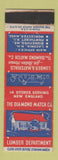 Matchbook Cover - Diamond Match Lumber Department Laconia NH Biddeford ME