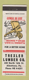 Matchbook Cover - Trexler Lumber Allentown PA