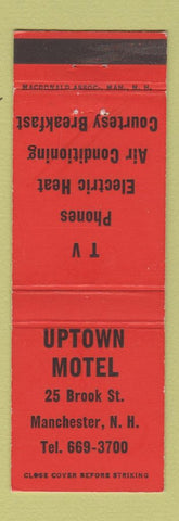 Matchbook Cover - Uptown Motel Manchester NH WEAR