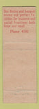 Matchbook Cover - Wi Ne Ma Hotel Klamath Falls OR