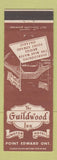 Matchbook Cover - Guildwood Inn Motor Hotel Point Edward ON