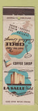 Matchbook Cover - LaSAlle Hotel Milwaukee WI Circle Cocktail Lounge