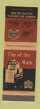 Matchbook Cover - Hotel Mark Hopkins San Francisco CA