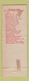 Matchbook Cover - Southern Skies Motel St Petersburg FL