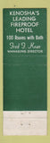 Matchbook Cover - Hotel Dayton Kenosha WI Town Casino