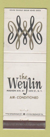 Matchbook Cover - Weylin Hotel New York City