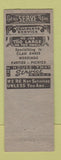 Matchbook Cover - Burwell's Seafood Catering Phillipsburg NJ