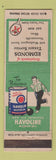 Matchbook Cover - Edmonds Texaco oil gas Newtonville MA Havoline
