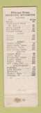 Matchbook Cover - Lynch's Standard oil gas Jackson Hole WY