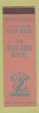Matchbook Cover - Tatem Surf Club Tatem Hotel Miami Beach FL SAMPLE