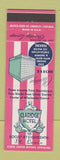 Matchbook Cover - Claridge Hotel St Louis MO