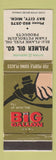 Matchbook Cover - Cities oil gas Bay City MI WORN